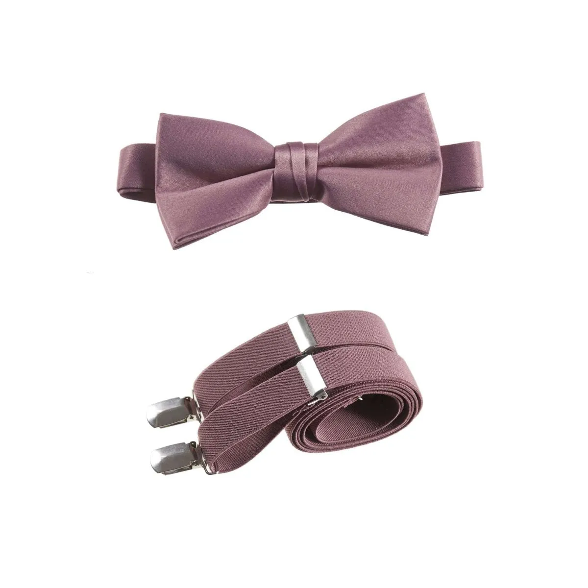 Pre-tied Bow Tie and Adjustable Stretch Suspender Sets