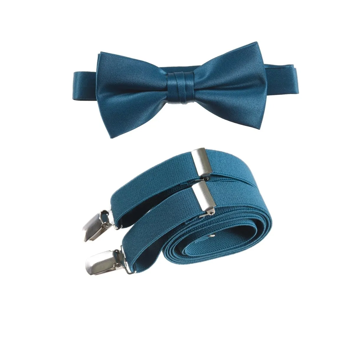 Pre-tied Bow Tie and Adjustable Stretch Suspender Sets