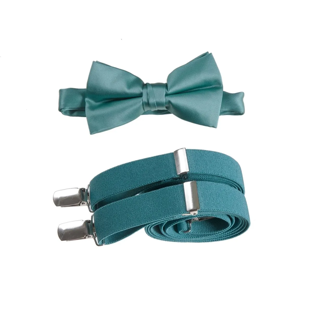 Pre-tied Bow Tie and Adjustable Stretch Suspender Sets