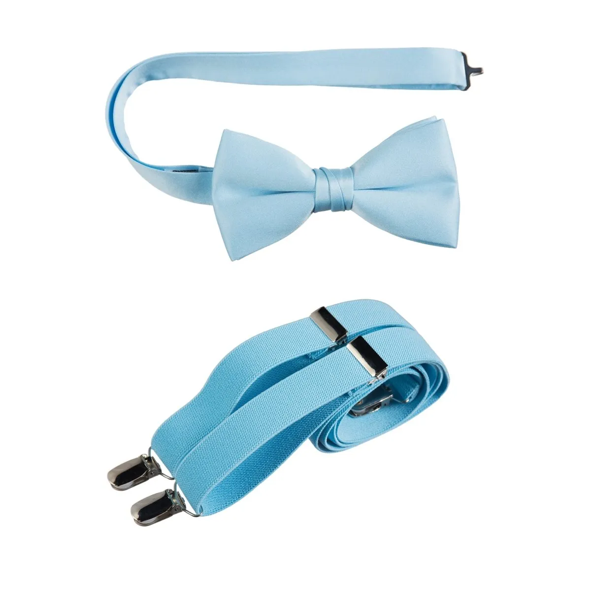 Pre-tied Bow Tie and Adjustable Stretch Suspender Sets