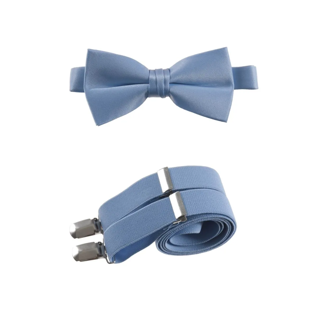 Pre-tied Bow Tie and Adjustable Stretch Suspender Sets