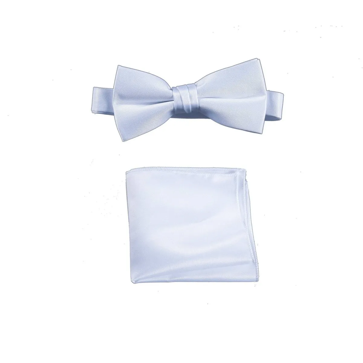 Pre-tied Bow Tie and Pocket Square Handkerchief Sets