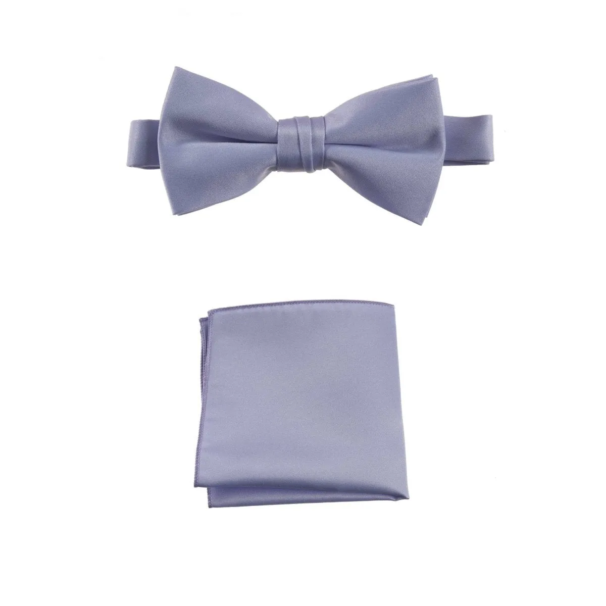 Pre-tied Bow Tie and Pocket Square Handkerchief Sets