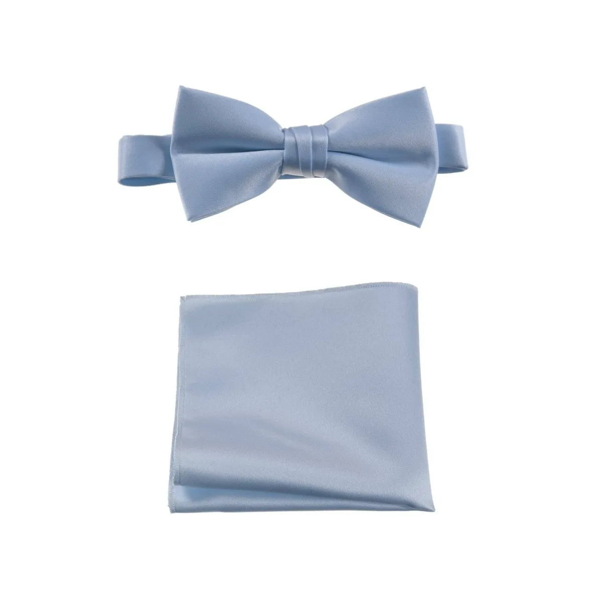 Pre-tied Bow Tie and Pocket Square Handkerchief Sets