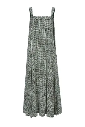 Proenza Schouler White Label Flou Wrap Dress - Black/ Paper Mint