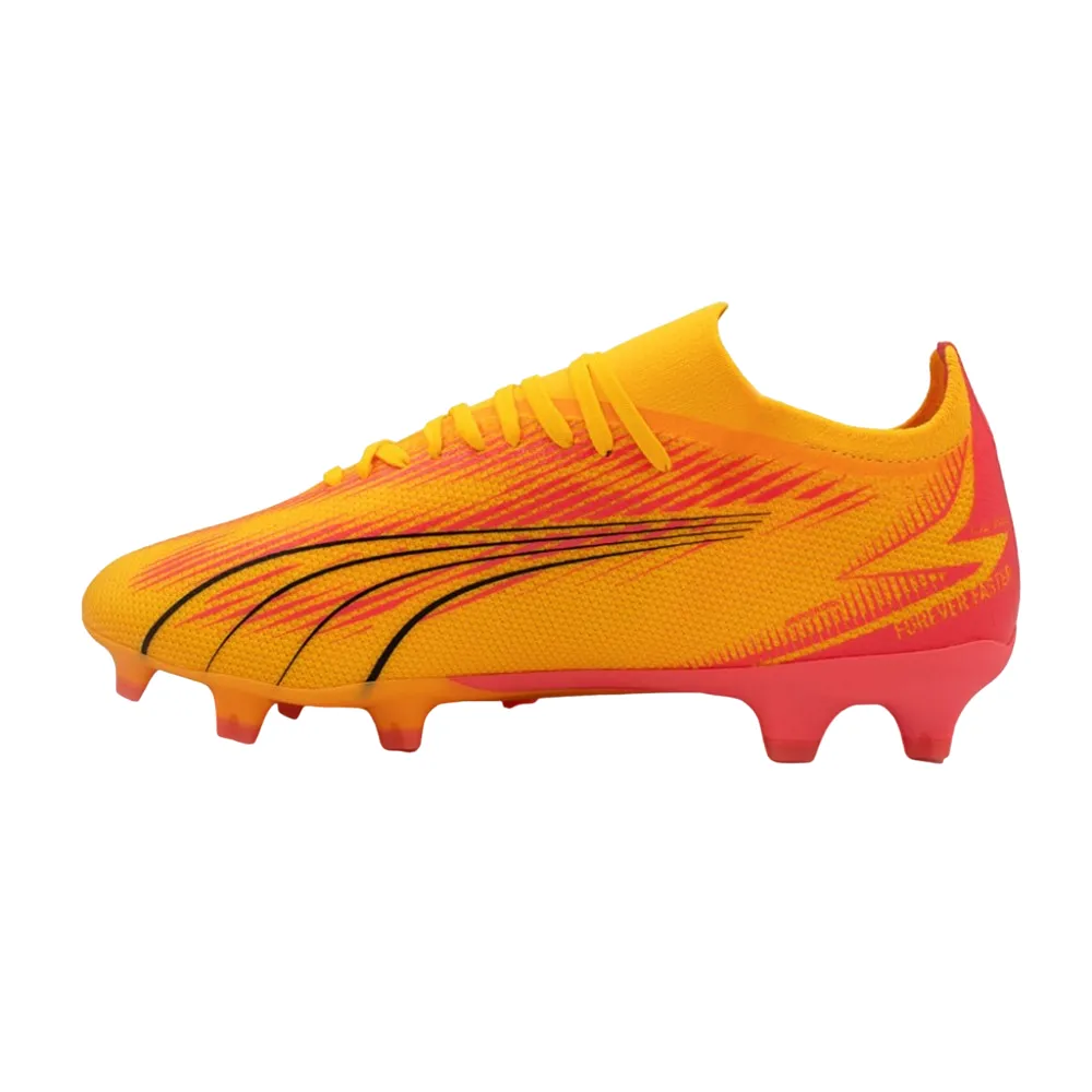 Puma men's football boot Ultra Match FG/AG 107754-03 sunset orange-black