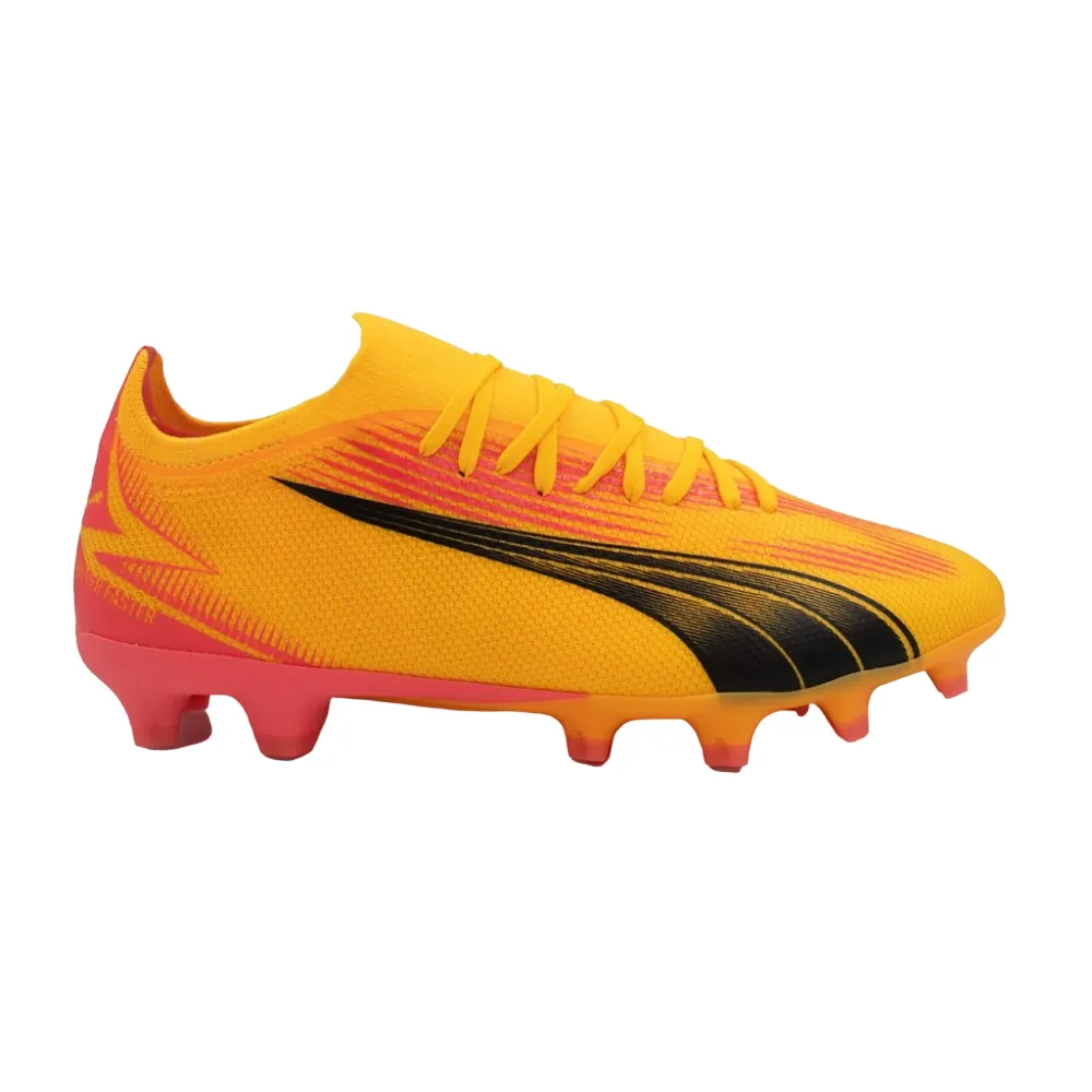 Puma men's football boot Ultra Match FG/AG 107754-03 sunset orange-black