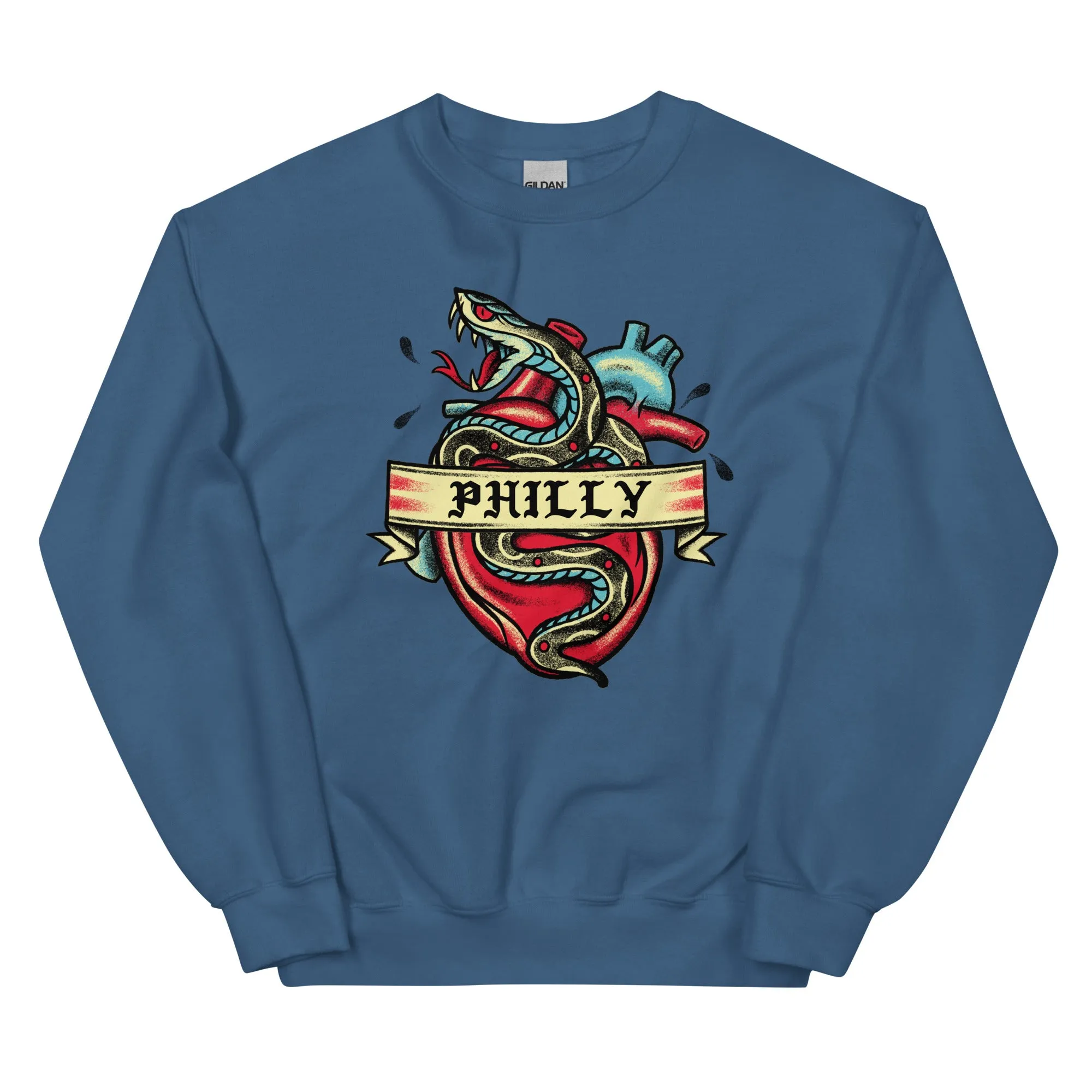 "Philly Snake Tattoo" Sweatshirt