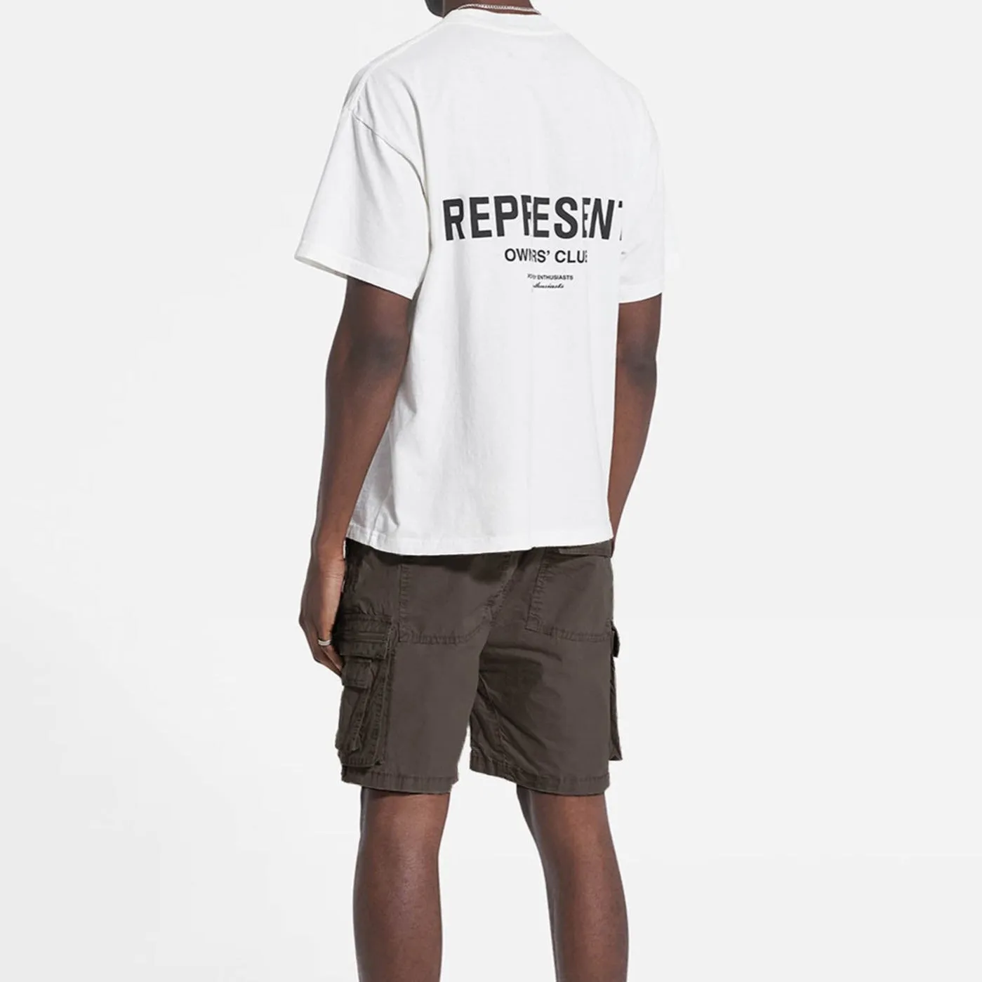 Represent Cargo Shorts Dark Taupe