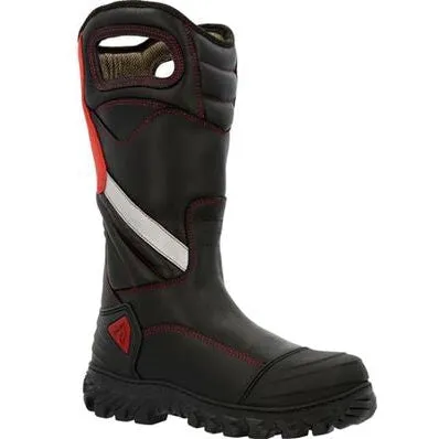 Rocky Women's Code Red Struct 14" WP Comp Toe Fire Boot -Black- RKD0092