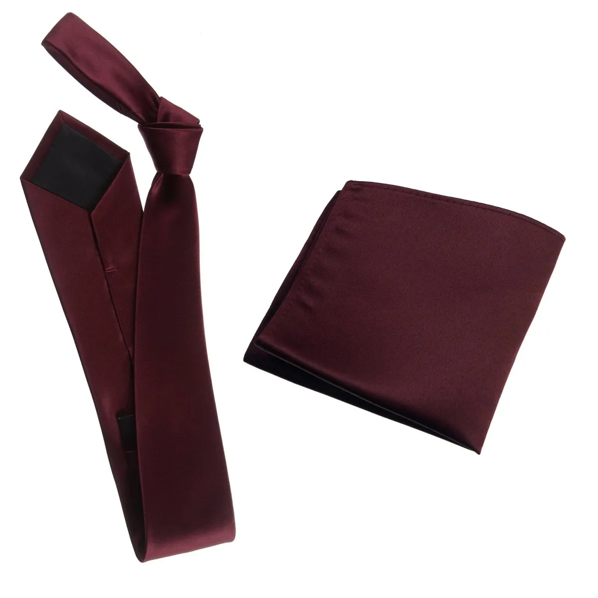 Self-Tie Windsor Necktie & Pocket Square Set | Over 30 Colors