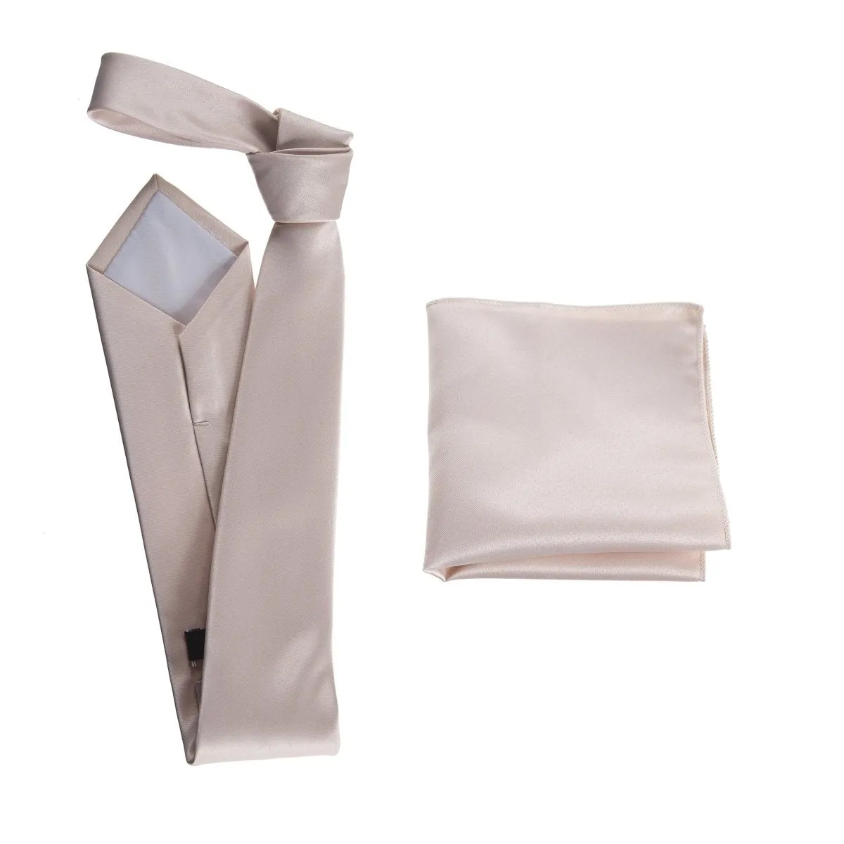 Self-Tie Windsor Necktie & Pocket Square Set | Over 30 Colors