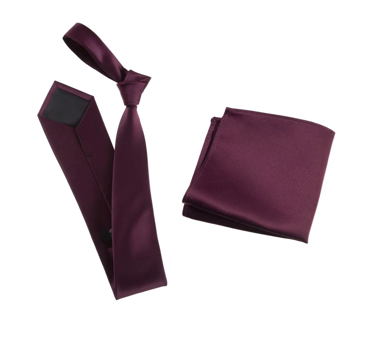 Self-Tie Windsor Necktie & Pocket Square Set | Over 30 Colors