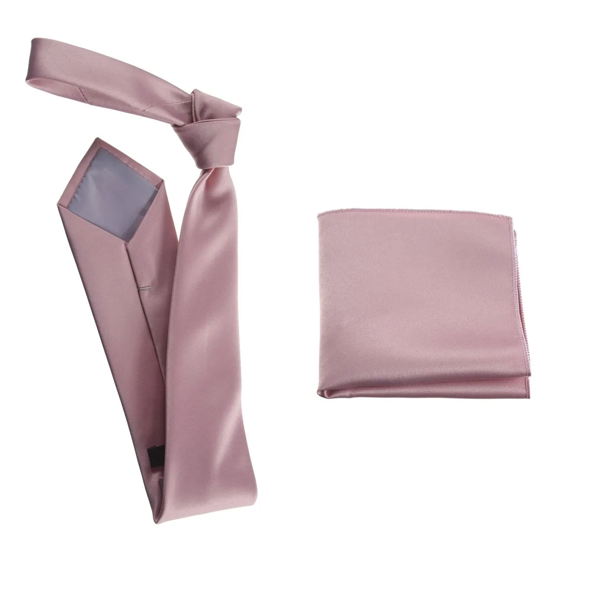 Self-Tie Windsor Necktie & Pocket Square Set | Over 30 Colors