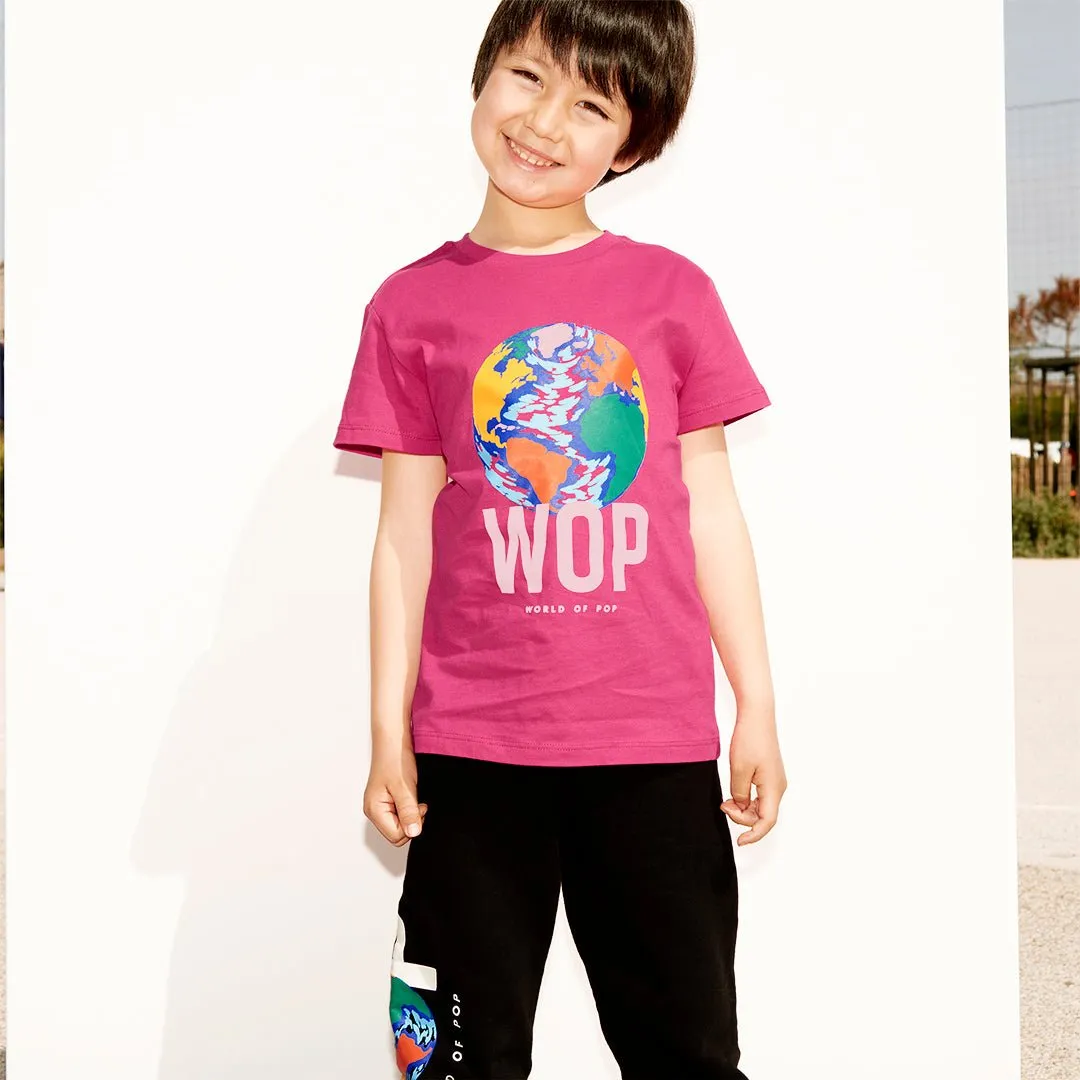 Short-sleeved T-shirt for children in organic cotton