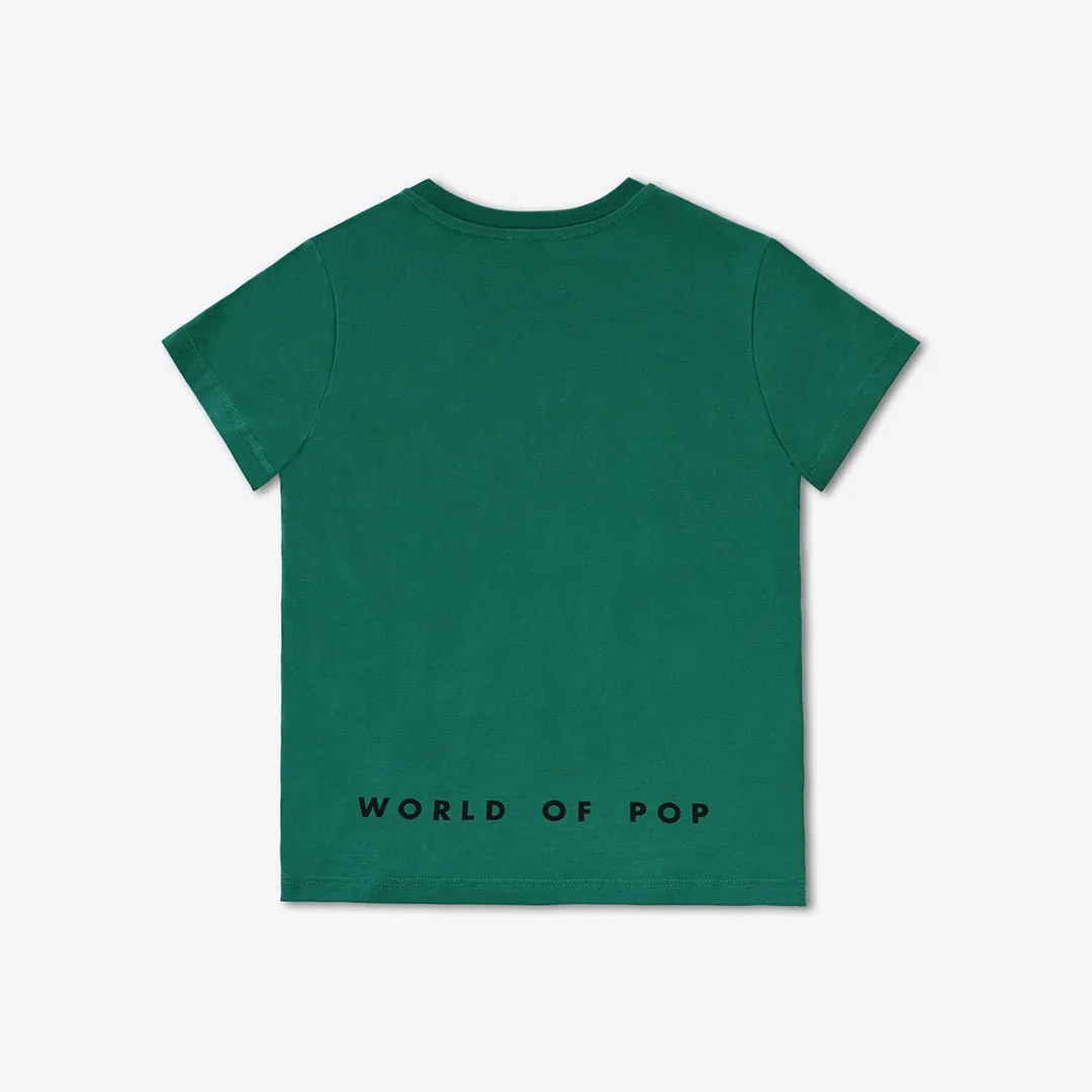 Short-sleeved T-shirt for children in organic cotton