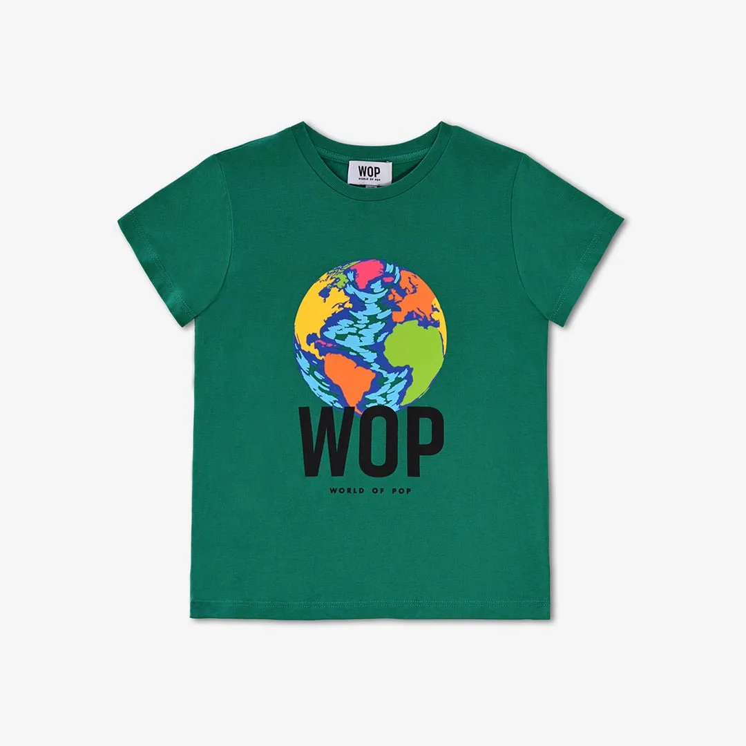 Short-sleeved T-shirt for children in organic cotton