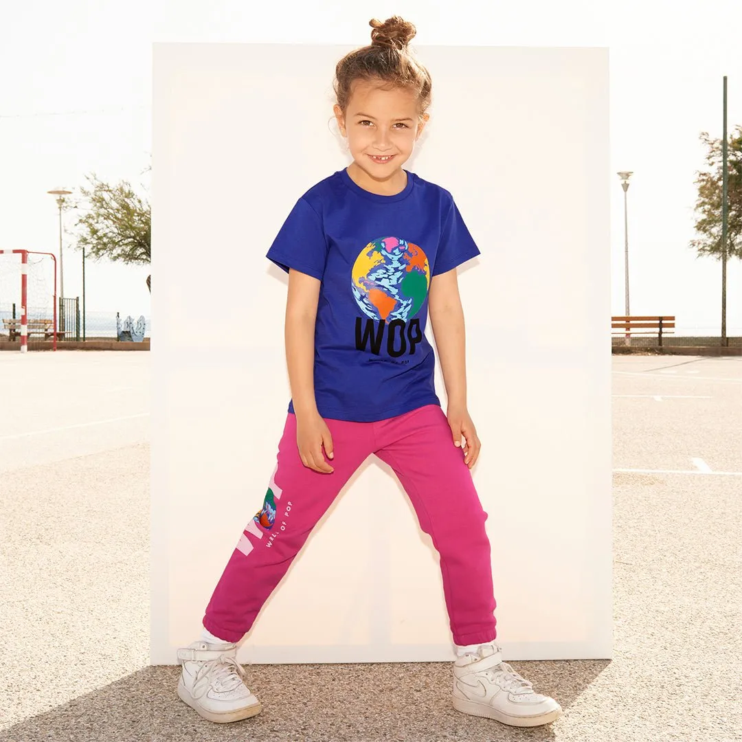 Short-sleeved T-shirt for children in organic cotton