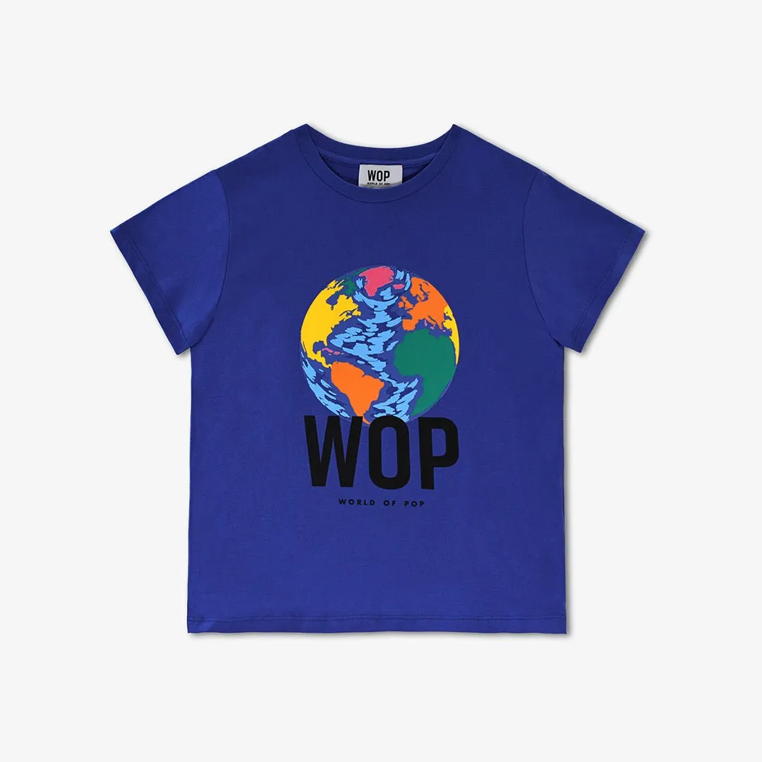 Short-sleeved T-shirt for children in organic cotton