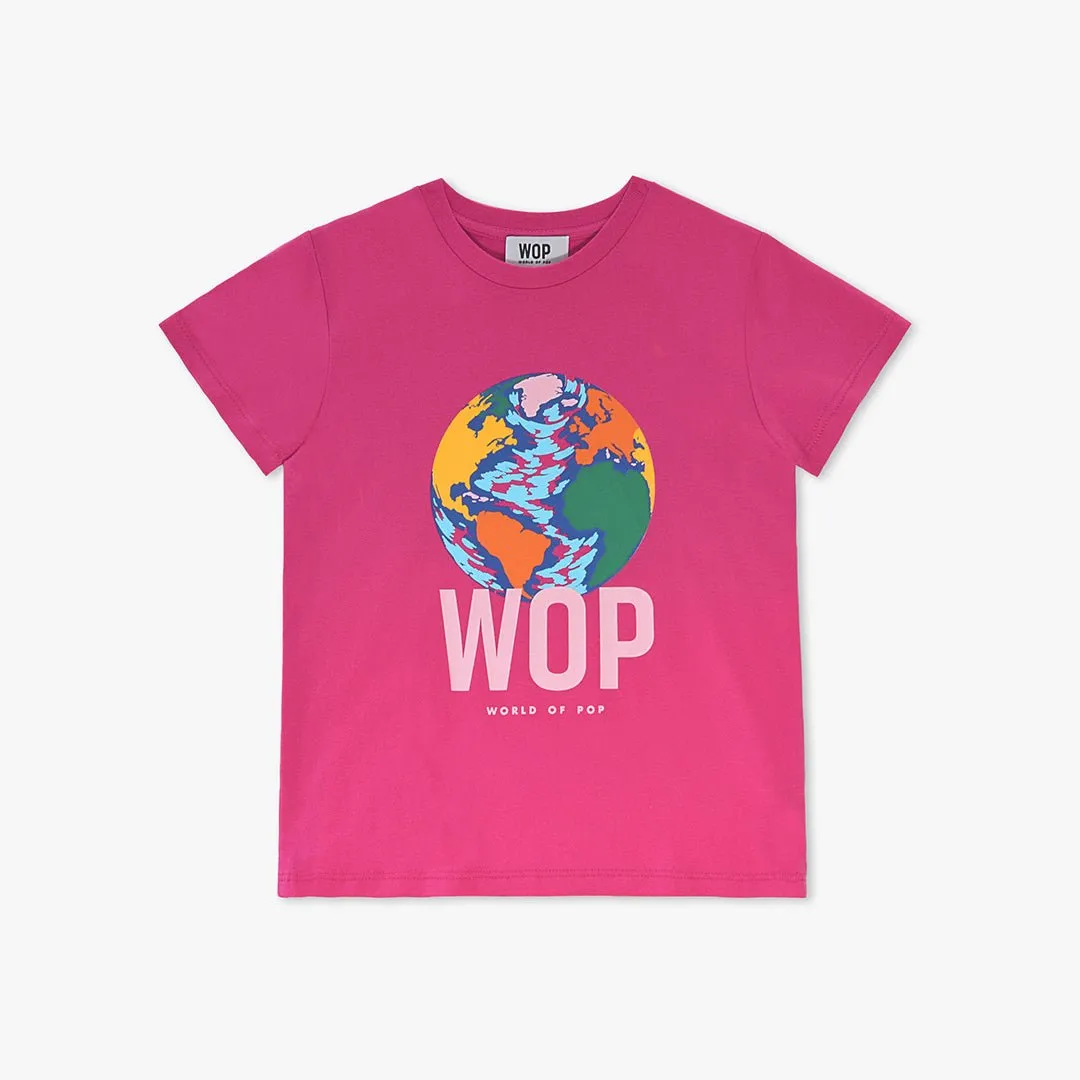 Short-sleeved T-shirt for children in organic cotton