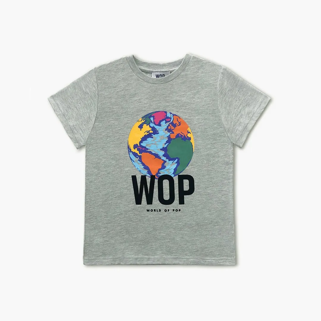 Short-sleeved T-shirt for children in organic cotton