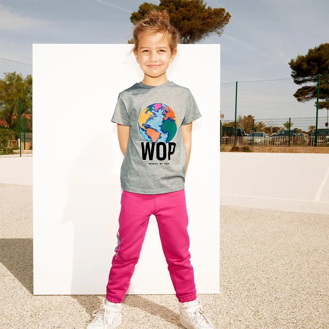 Short-sleeved T-shirt for children in organic cotton