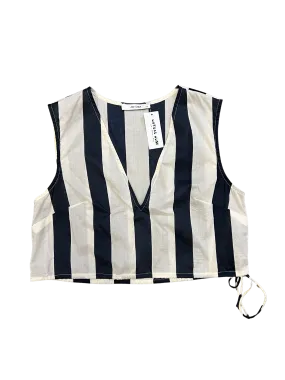 Size XS - Jac   Jack Navy and White Striped Top