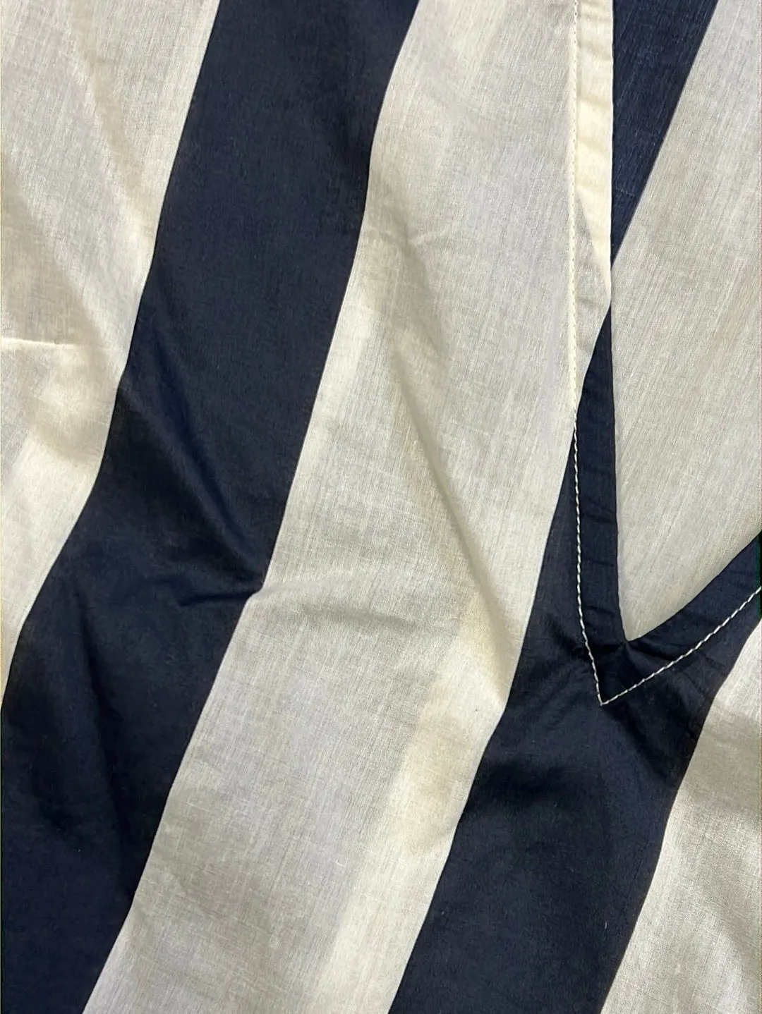 Size XS - Jac   Jack Navy and White Striped Top