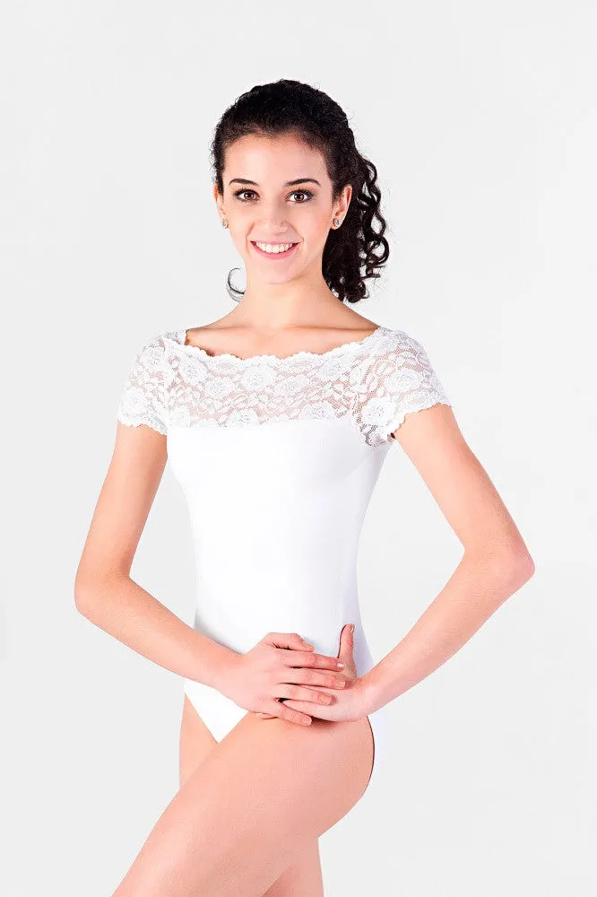 So Danca lace top leotard SL-16