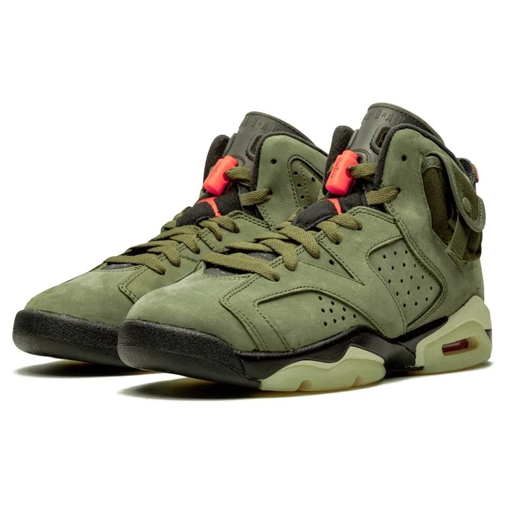 Travis Scott x Air Jordan 6 Retro GS 'Olive'