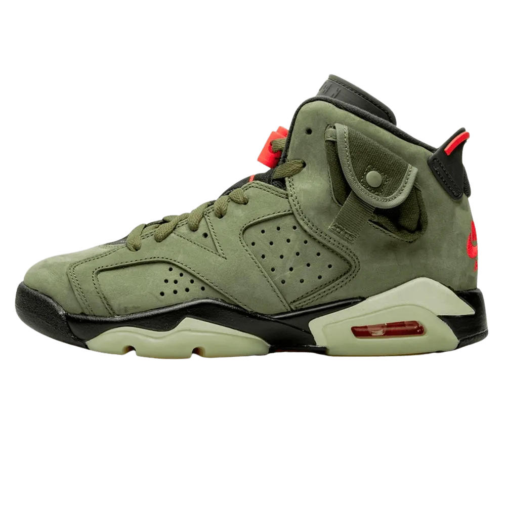 Travis Scott x Air Jordan 6 Retro GS 'Olive'