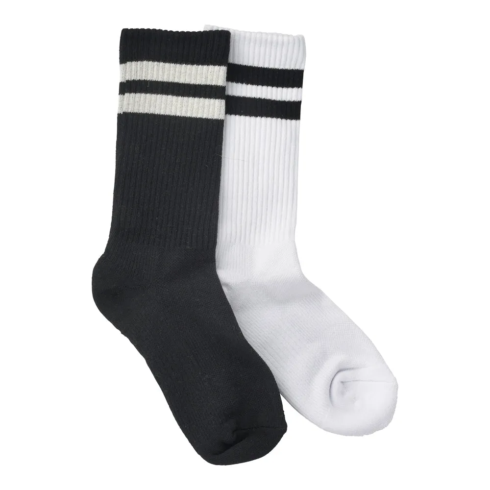 TWO STRIPE COTTON SOCKS