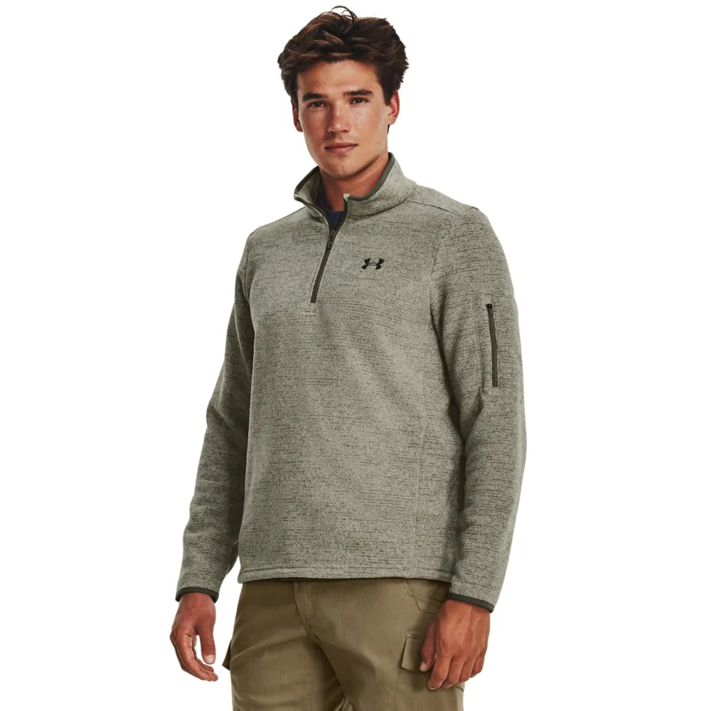 'Under Armour' Men's Specialist 1/4 Zip Pullover - Grove Green