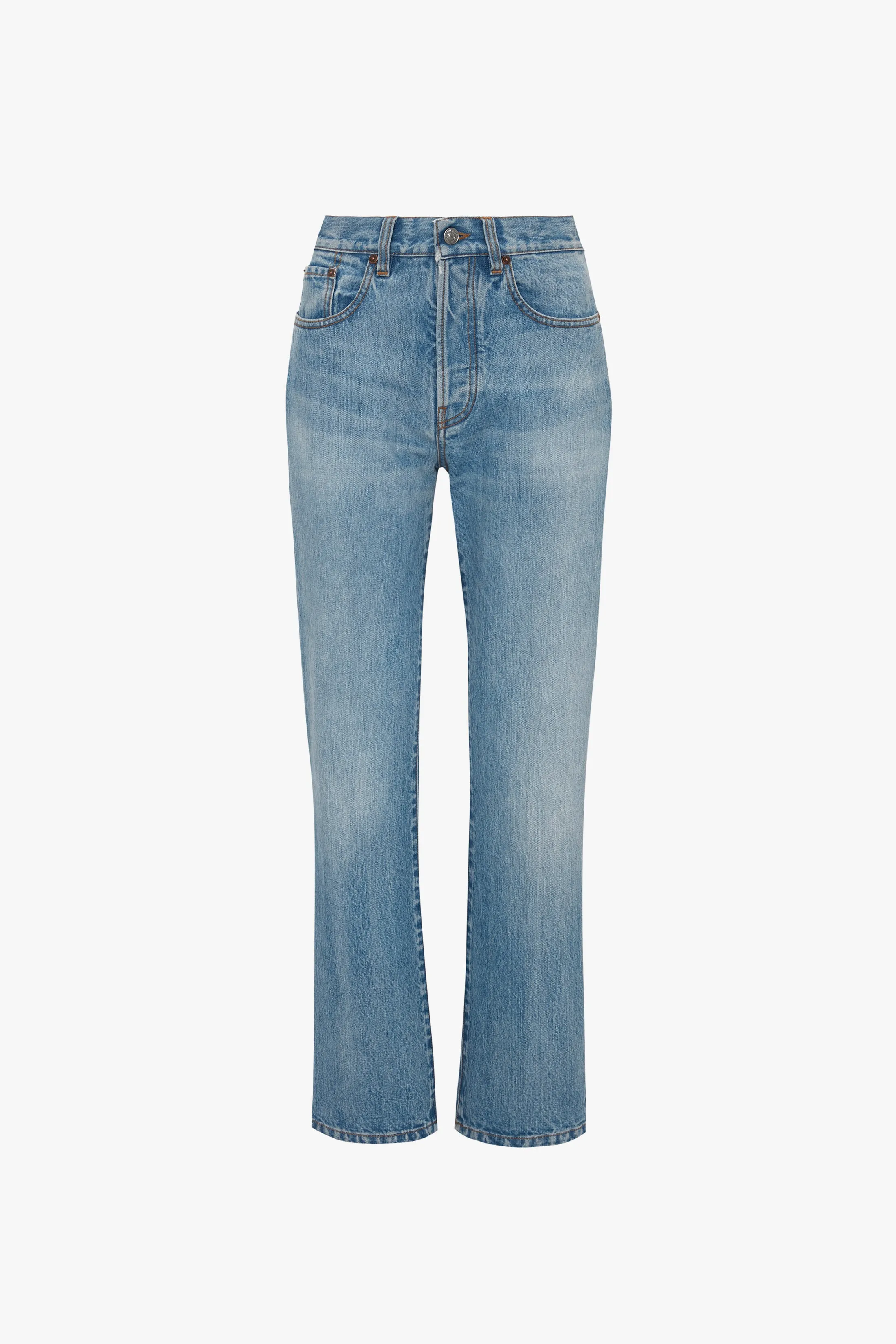 Victoria Mid-Rise Jean In Light Blue