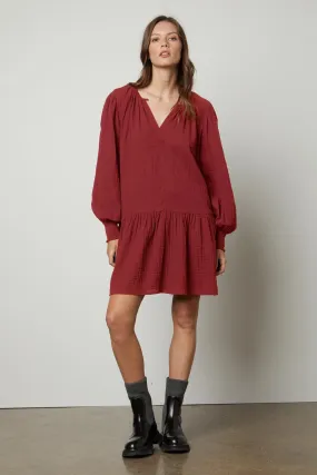 VIVIANA COTTON GAUZE DRESS