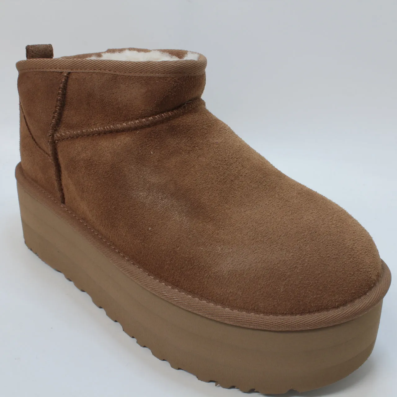 Womens UGG Classic Ultra Mini Platform Chestnut Uk Size 6