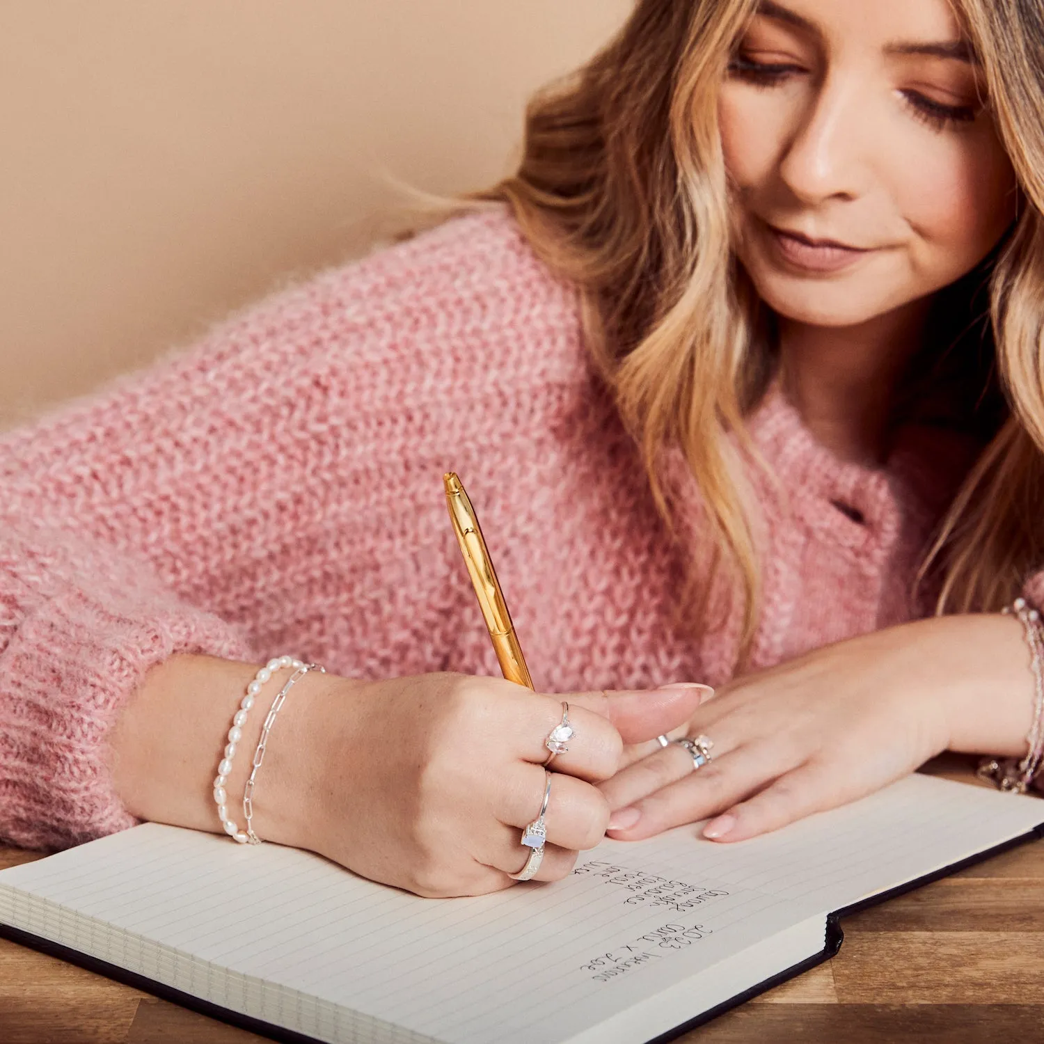 Zoe Sugg Energy Intention Ring in Moonstone