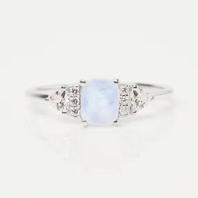 Zoe Sugg Energy Intention Ring in Moonstone