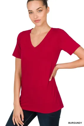 Zoey Short Sleeve V-Neck Tee